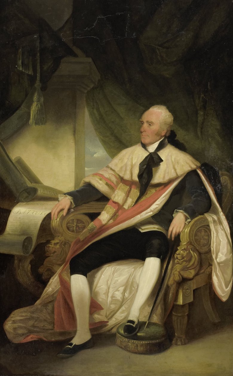Gilbert Elliot, 1. hrabě z Minto (1751-1814), místokrál britské Indie a generální guvernér Nizozemské východní Indie (1812-14) od George Chinnery