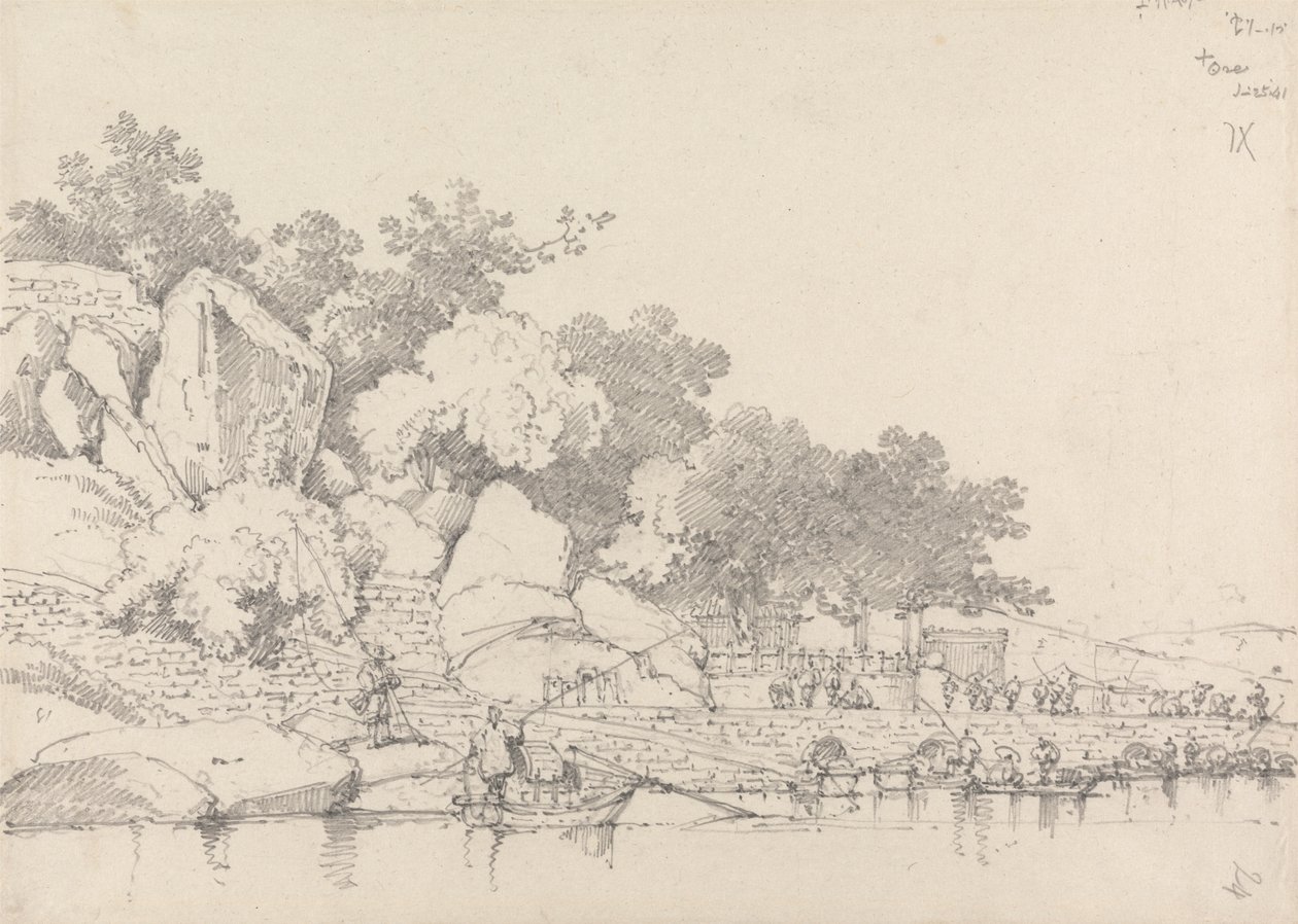 Lap House, Inner Harbour, Macao od George Chinnery