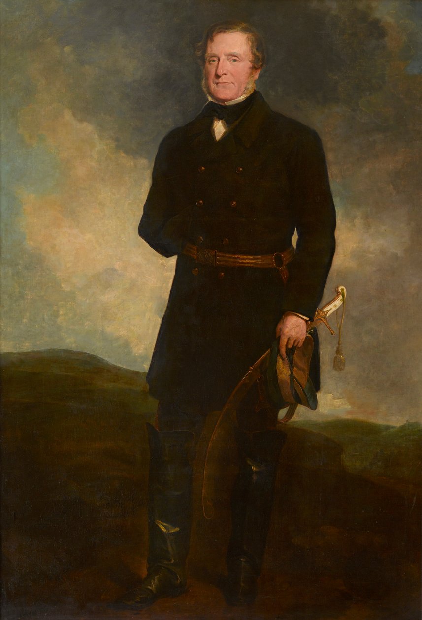 Portrét Fitzroye Somerseta od George Clark