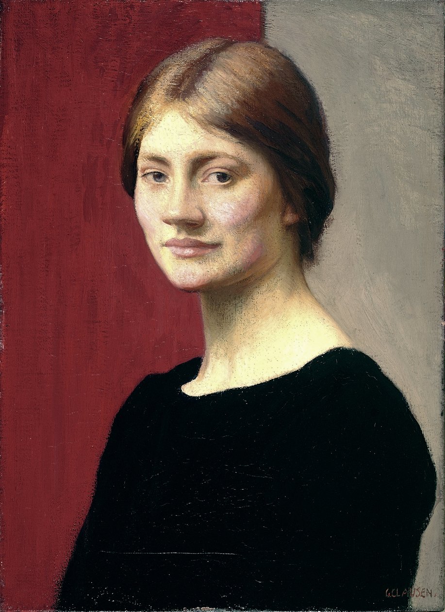 Dívka v černém od George Clausen