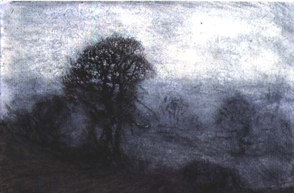 Zimní večer od George Clausen