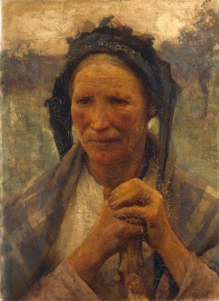 Žena z polí od George Clausen