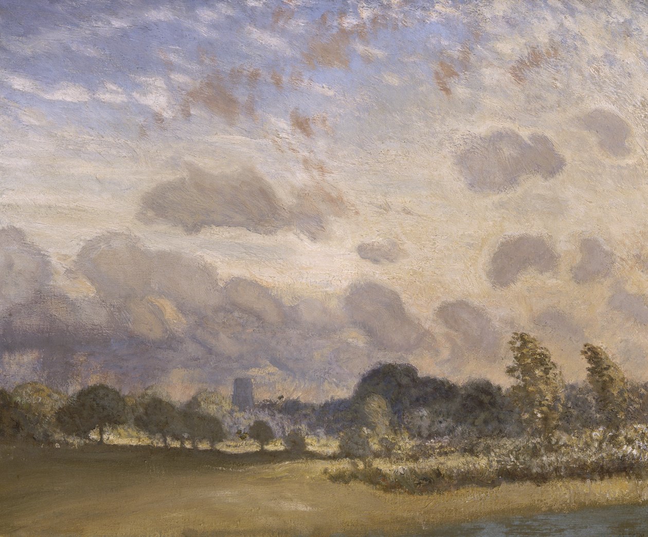 Claveringský kostel (olej na plátně) od George Clausen