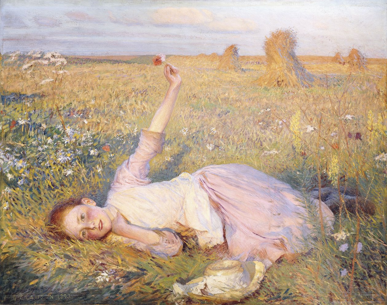 Večerní píseň od George Clausen