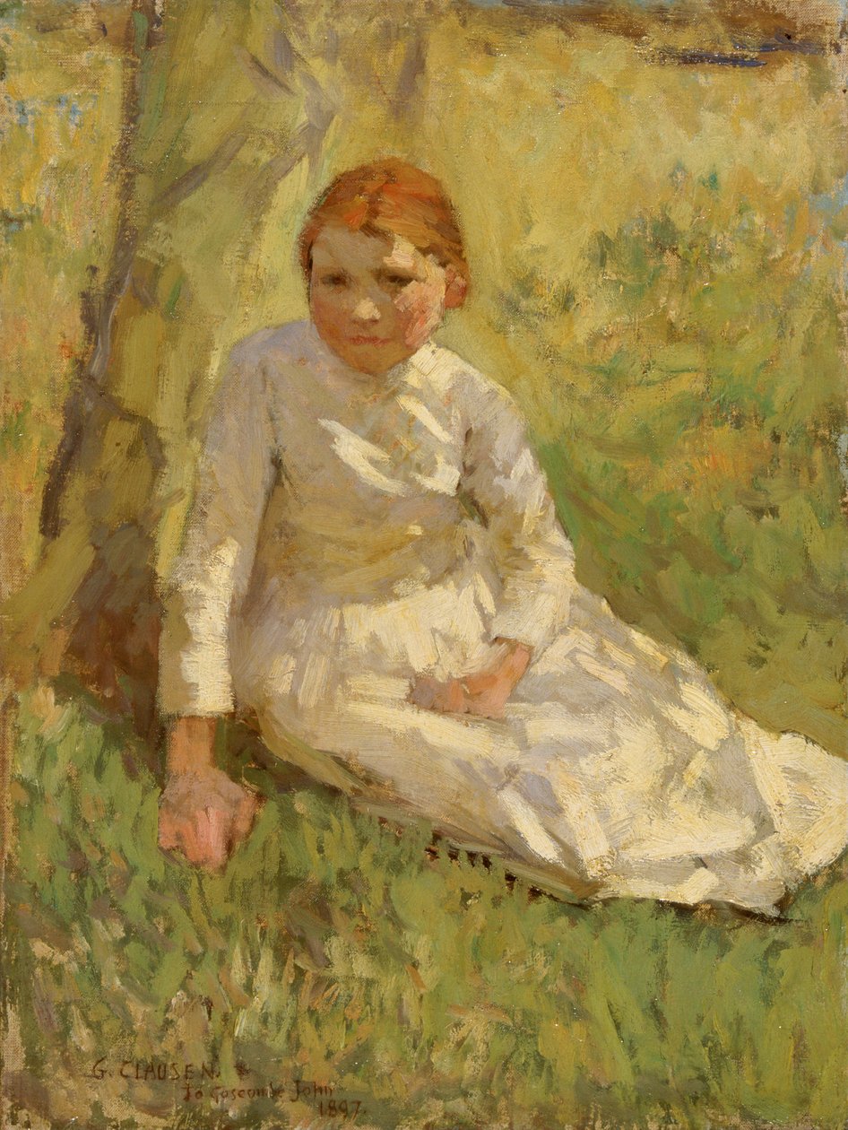 Dívka v poli, 1897. od George Clausen