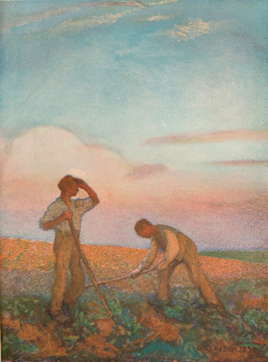 Hoeing, c1872-1911, 1911 od George Clausen