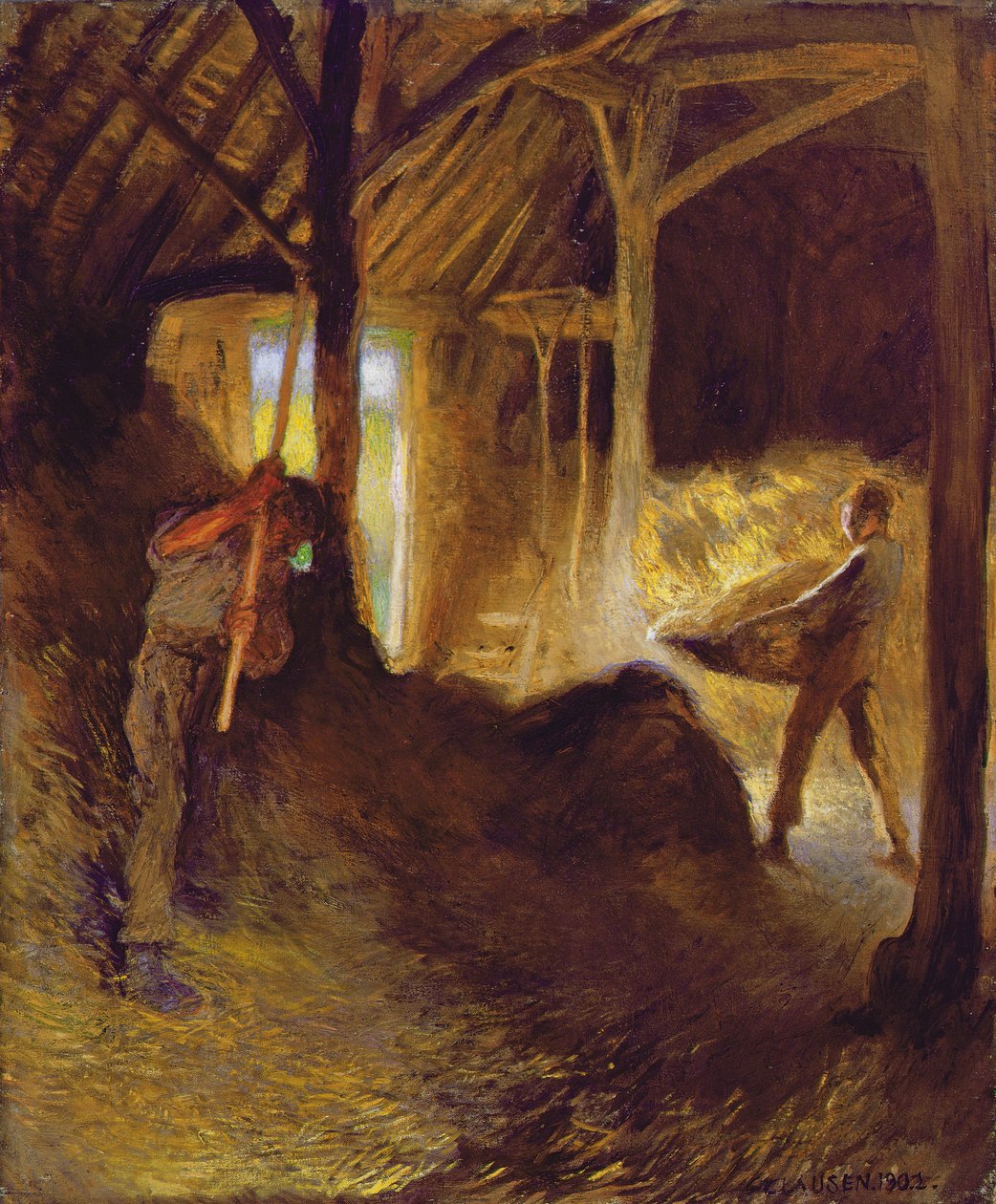 Ve Stodole od George Clausen