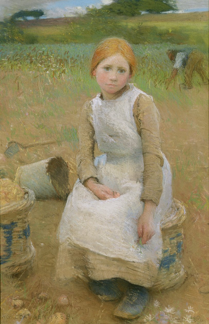 Malá růže, 1889 od George Clausen