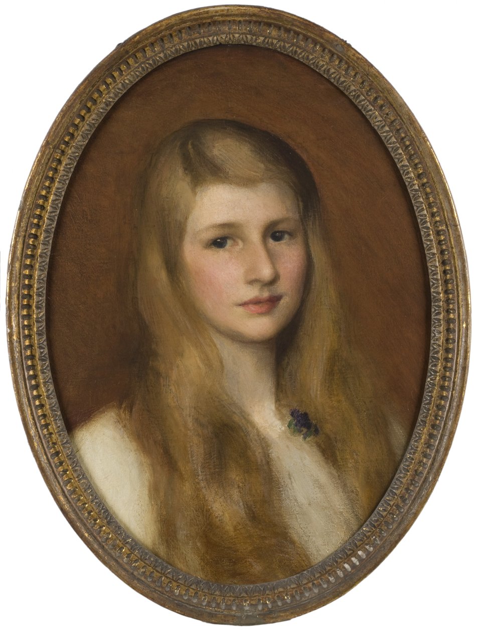 Portrét Margaret Hiltonové od George Clausen