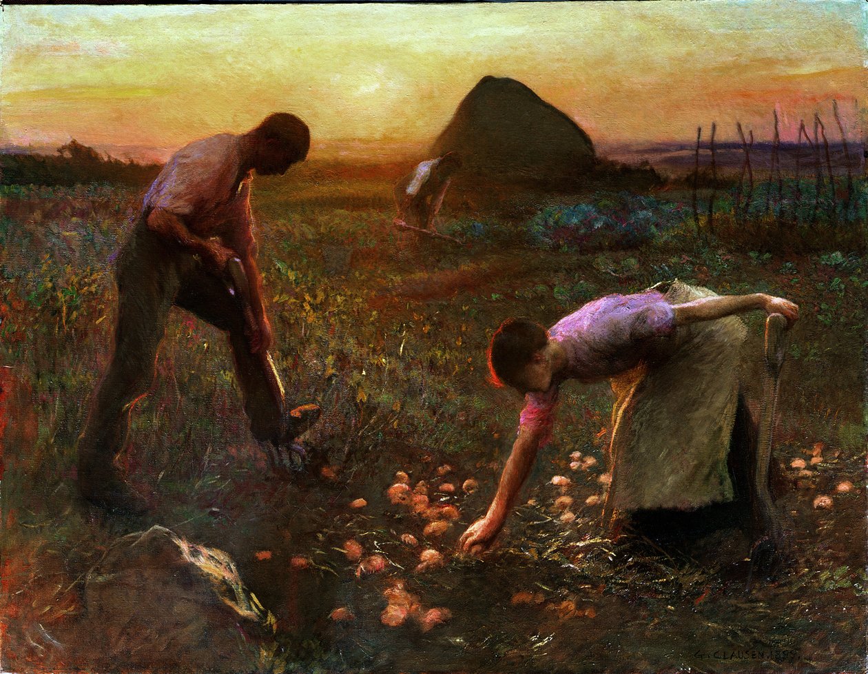 Přídělová zahrada od George Clausen