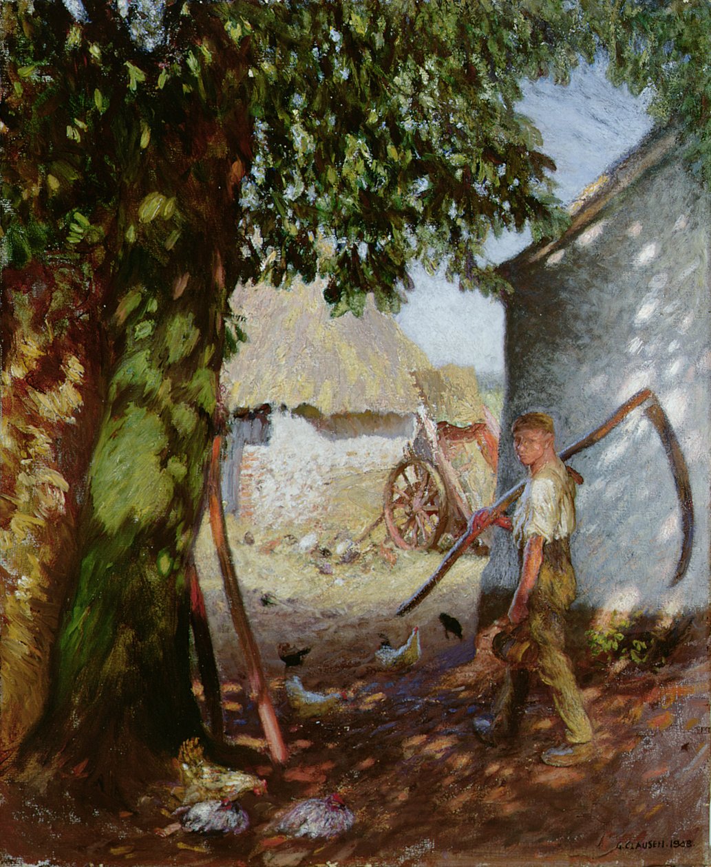 Hospodářský dvůr od George Clausen