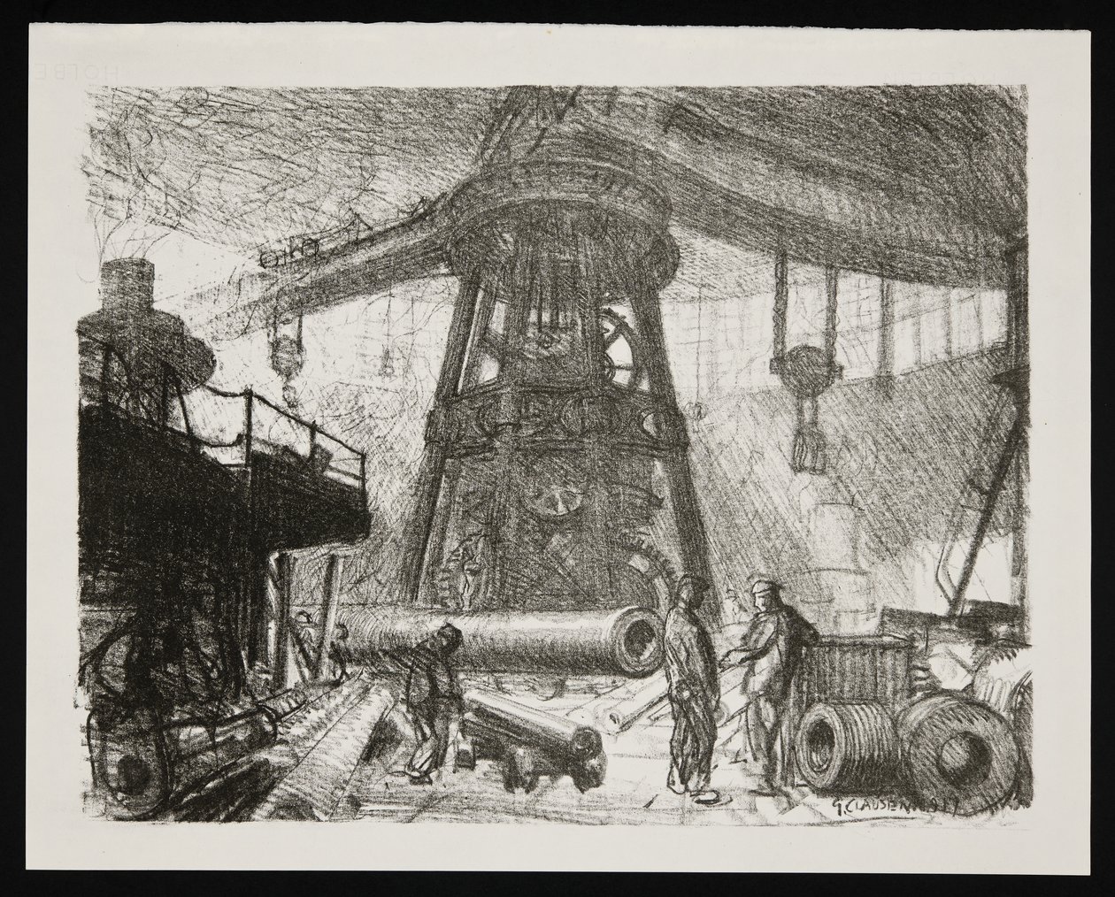 Radiální jeřáb od George Clausen