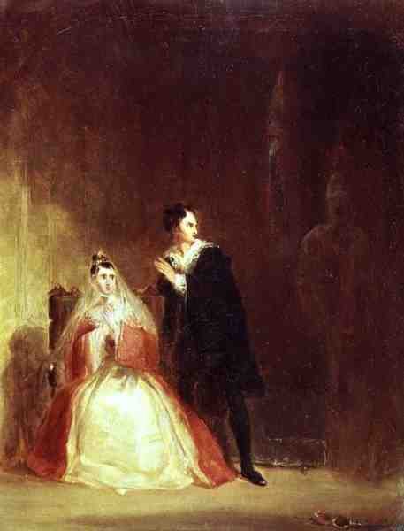 Hamlet a Gertruda s duchem, dějství III, scéna 4 z 