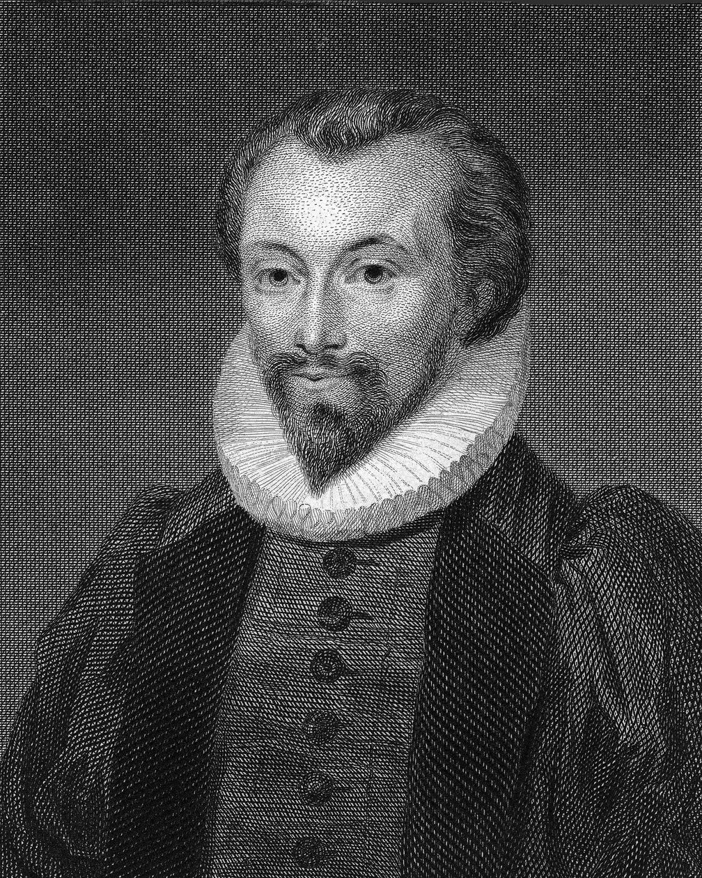 Portrét básníka Johna Donna 1572-1631. od George Clint