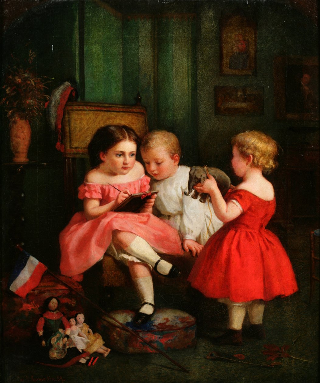 Kreslení slona, 1859 od George Cochran Lambdin
