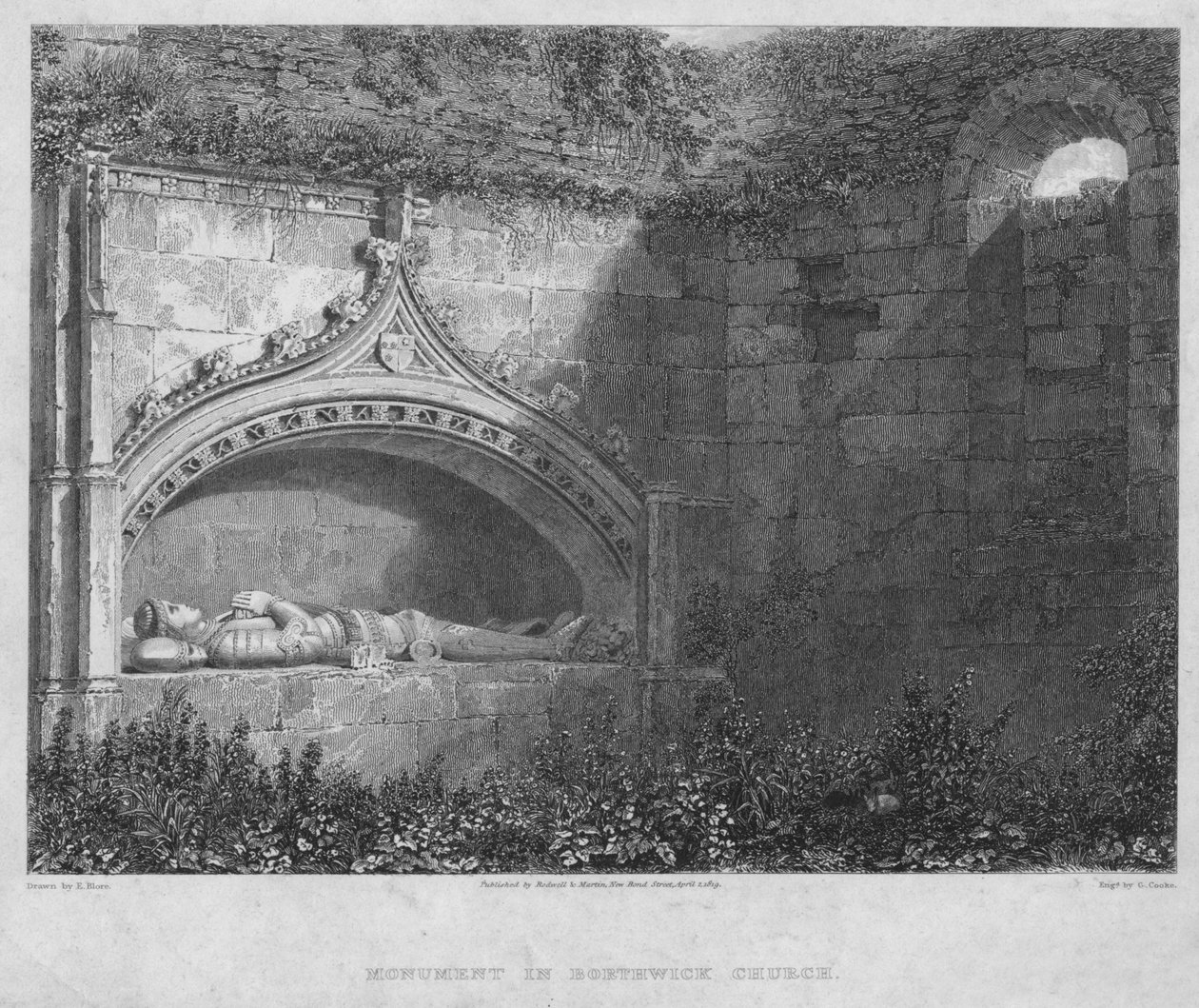 Památník v kostele Borthwick, 1819. od George Cooke