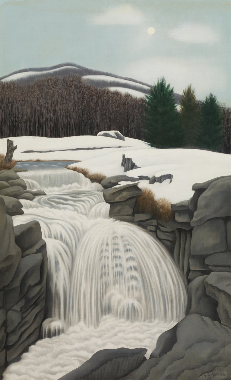 Potok v horách od George Copeland Ault