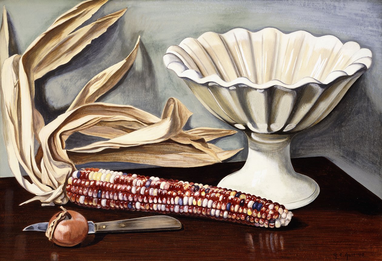 Kukuřice z Iowy od George Copeland Ault