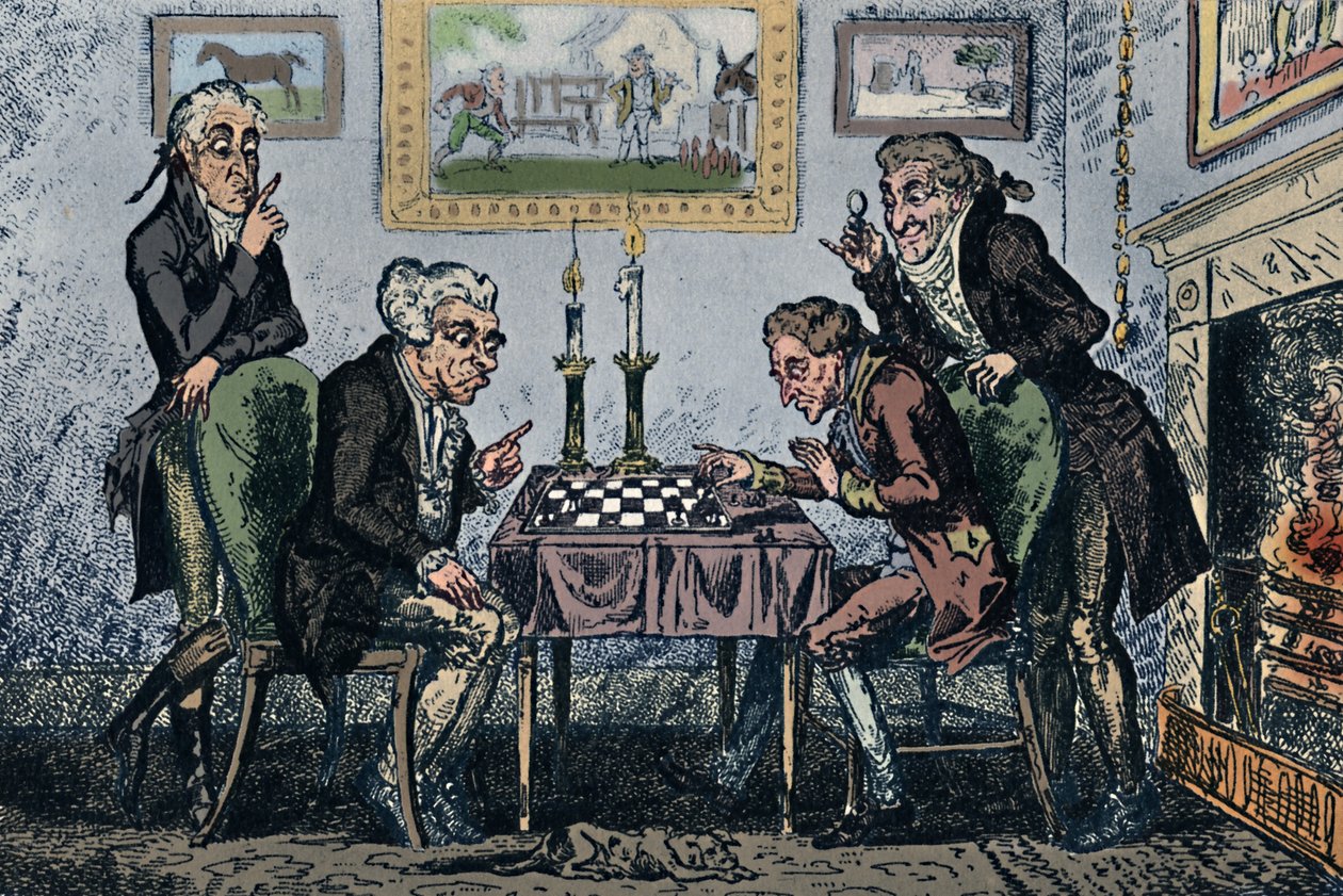 Hra v šachy, 1948 od George Cruikshank