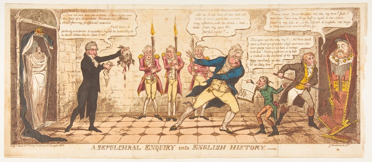 A Sepulchral Inquiry to English History, 1. června 1813. od George Cruikshank