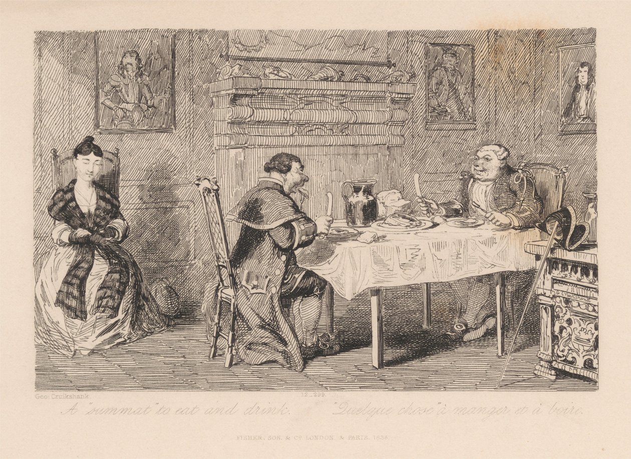 Něco k jídlu a pití od George Cruikshank