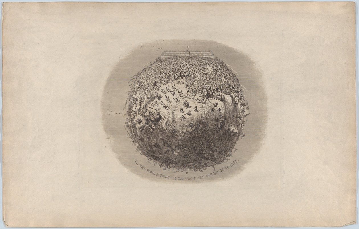 Celý svět uvidí Velkou výstavu 1851, 1851, 1851. od George Cruikshank
