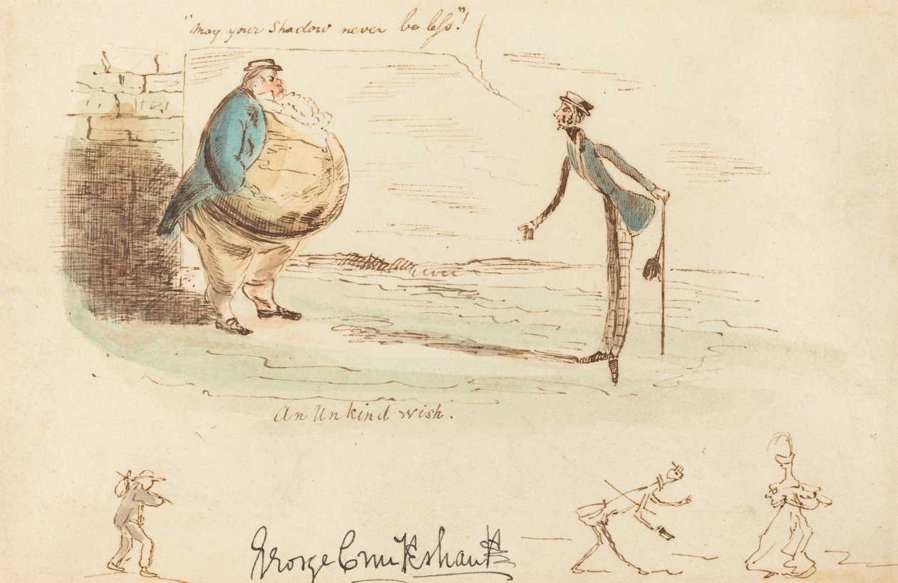 Nelaskavé přání od George Cruikshank