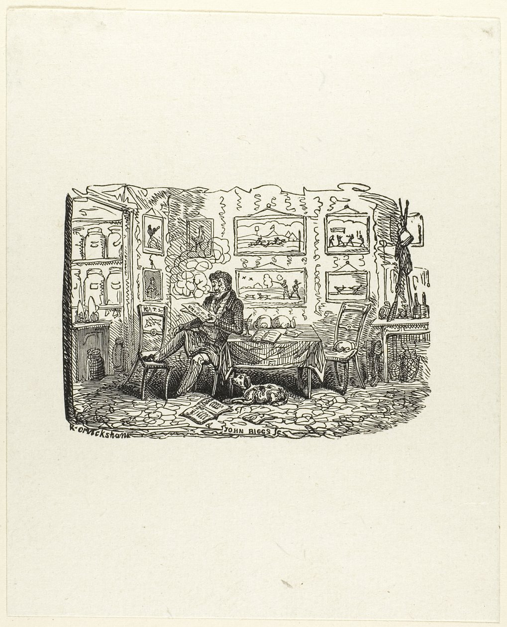 Anekdoty: Důkaz od George Cruikshank