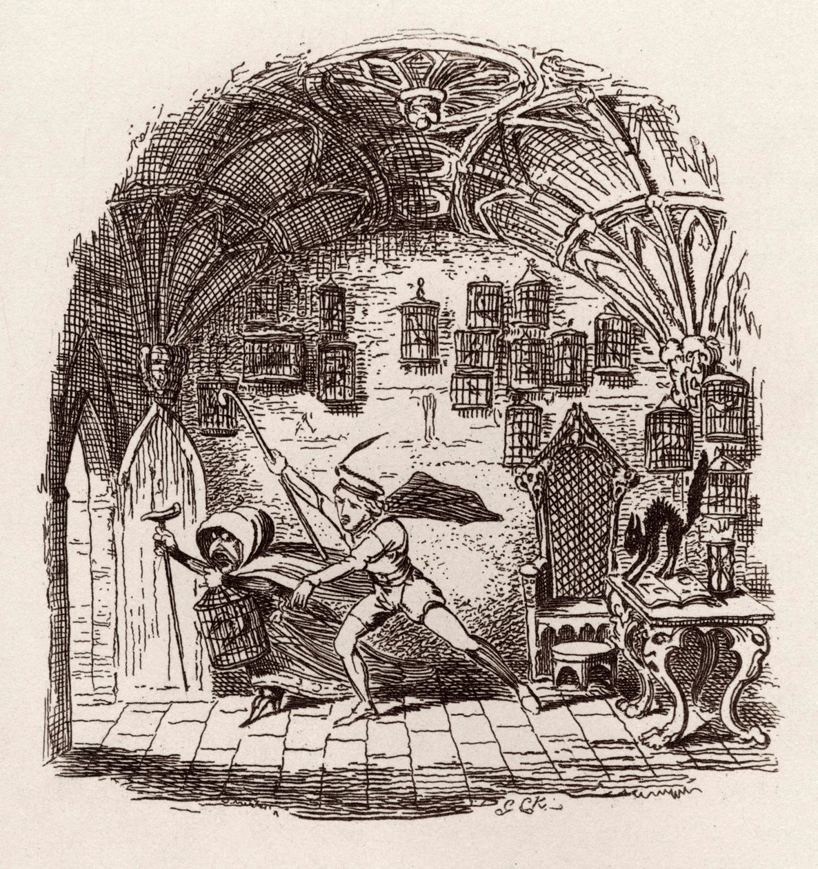 Bratři Grimmové Dětské a od George Cruikshank