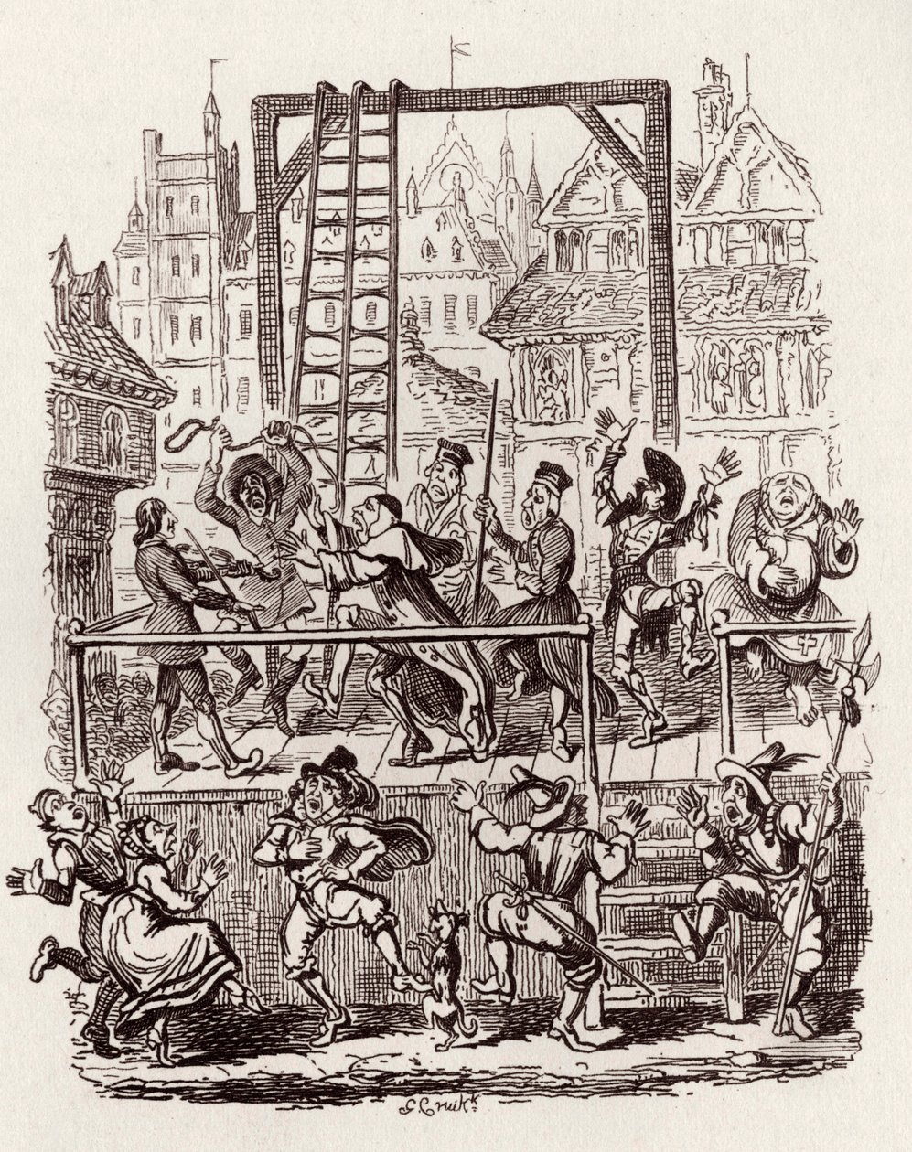 Bratři Grimmové Dětské a od George Cruikshank