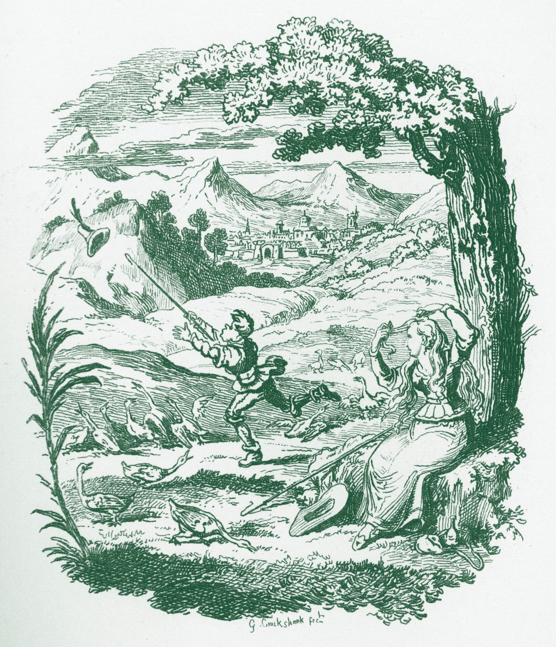 Bratři Grimmové Dětské a od George Cruikshank