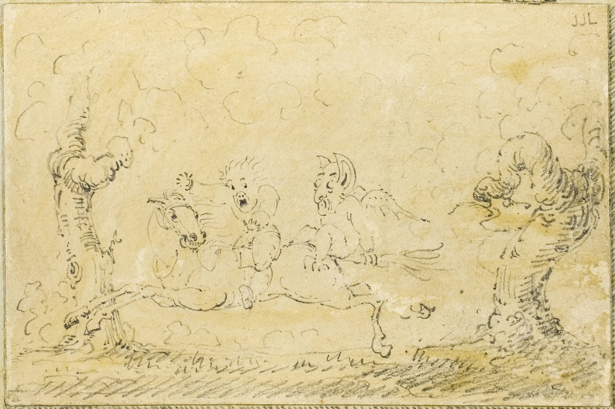Komická scéna I od George Cruikshank