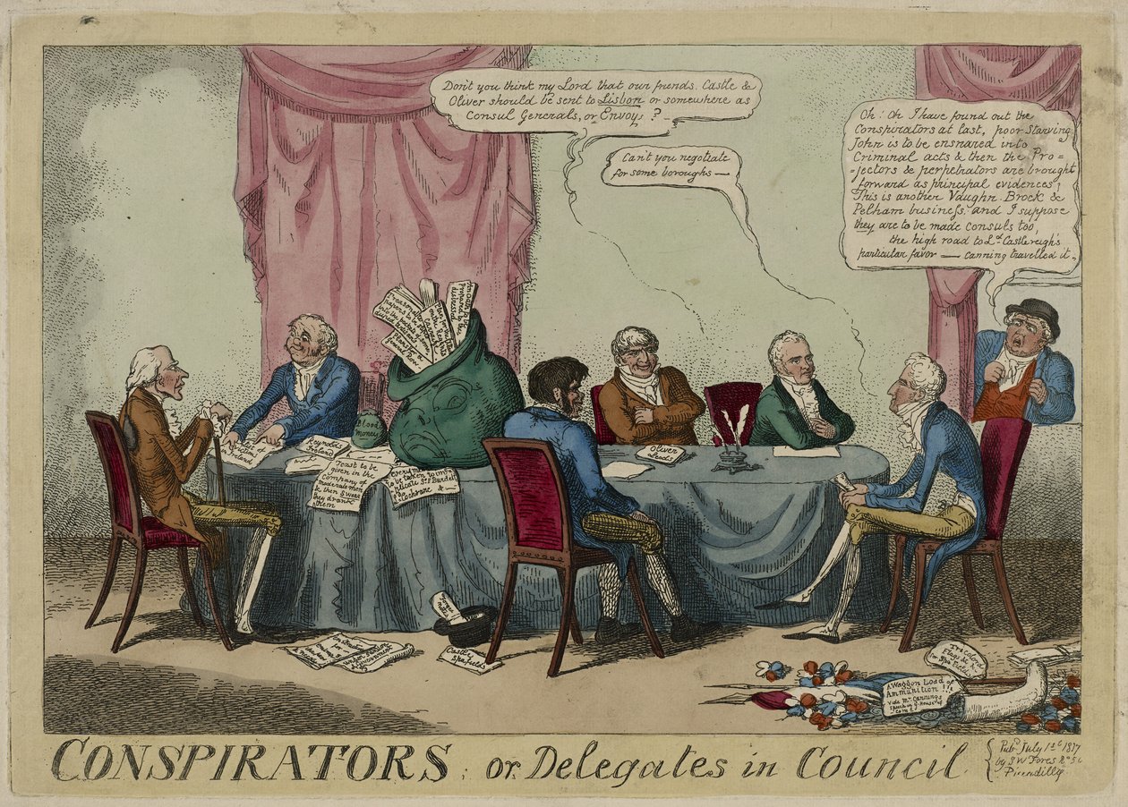 Spiklenci, zveřejněno 1. července od George Cruikshank
