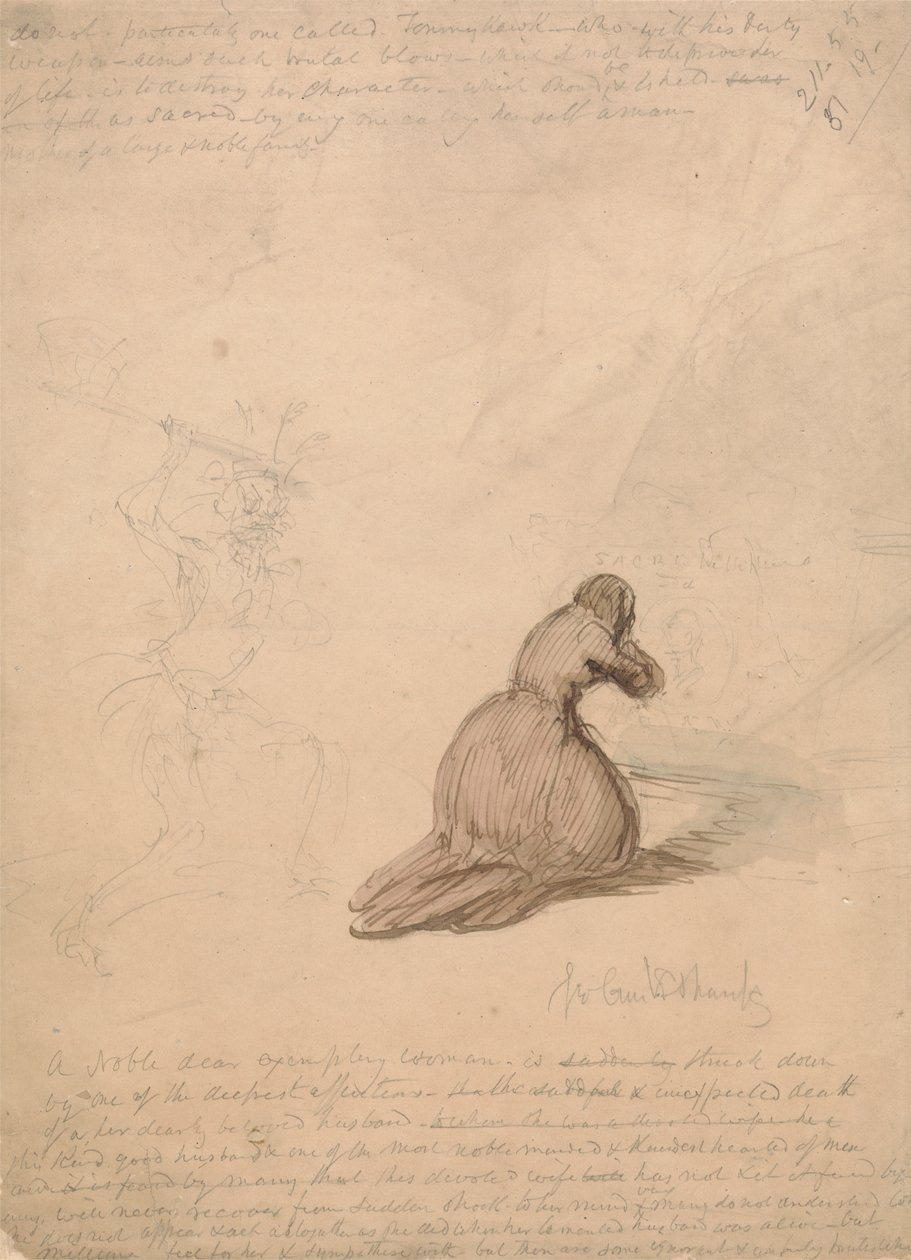 Oddaná manželka od George Cruikshank