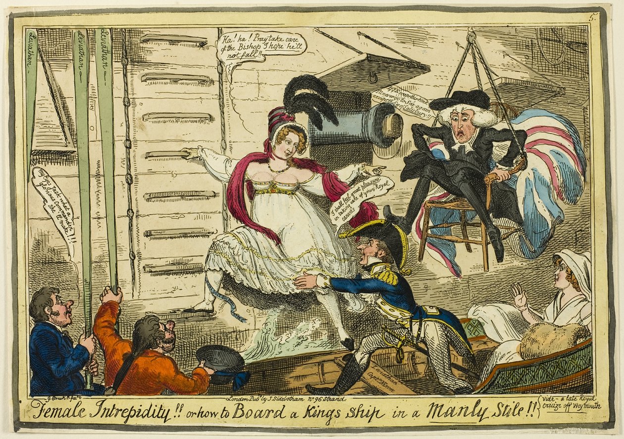 Ženská neohroženost od George Cruikshank