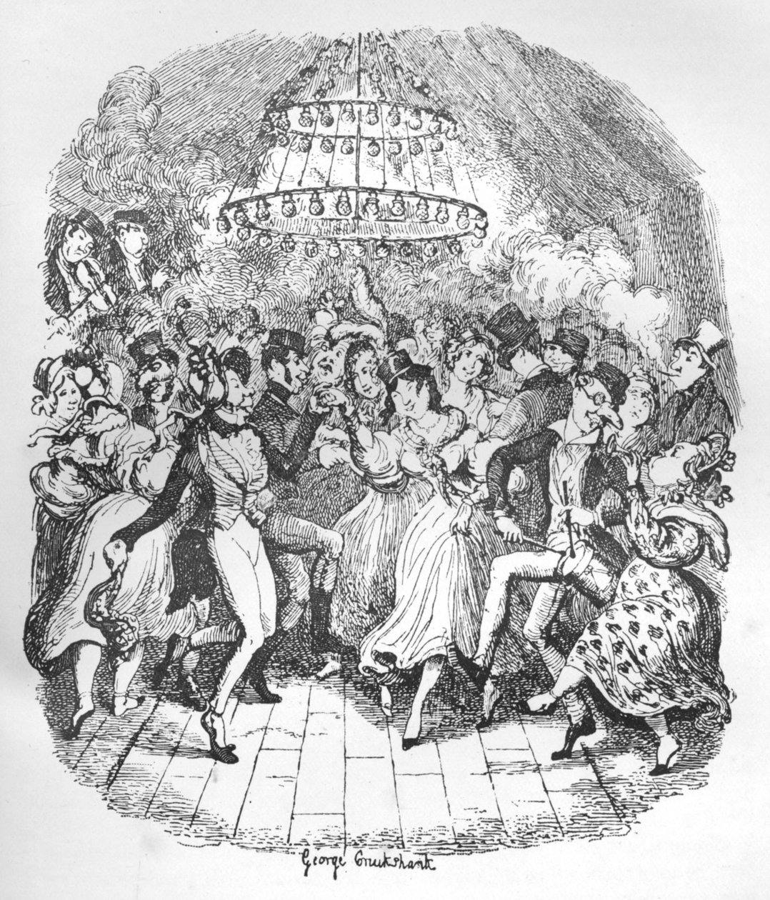 Greenwich Fair, c1900 od George Cruikshank