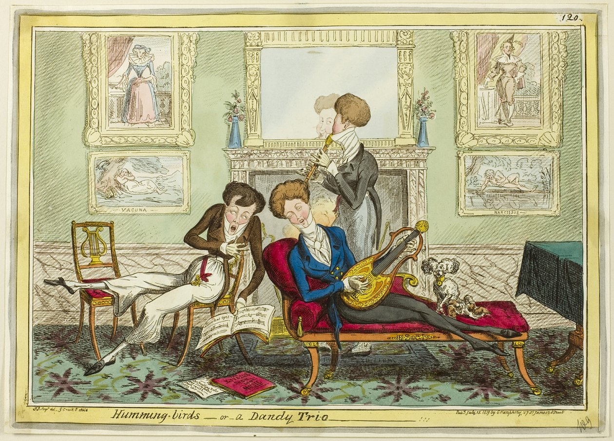 Kolibříci aneb Dandy trio od George Cruikshank