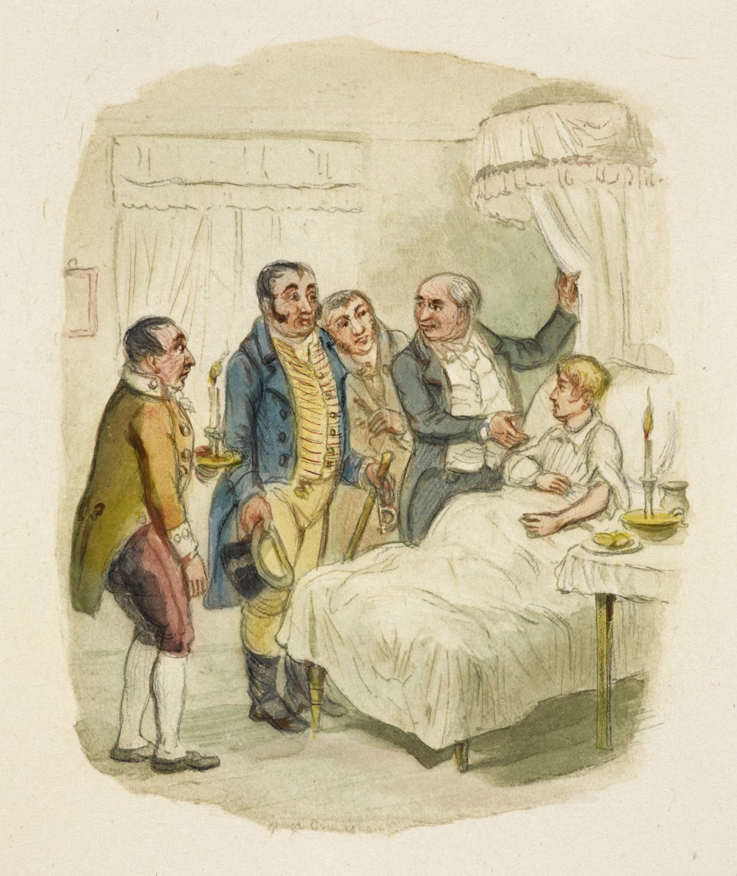 Ilustrace k filmu "Oliver Twist" od George Cruikshank