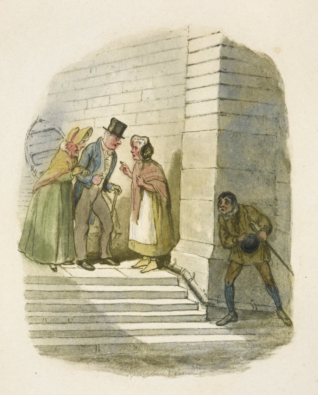 Ilustrace k filmu "Oliver Twist" od George Cruikshank