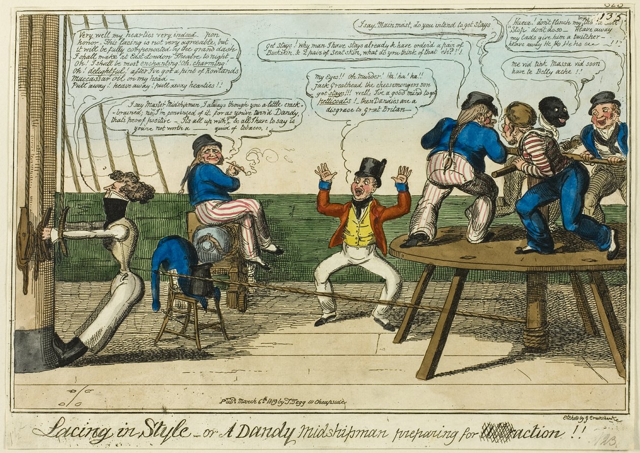 Stylové šněrování od George Cruikshank