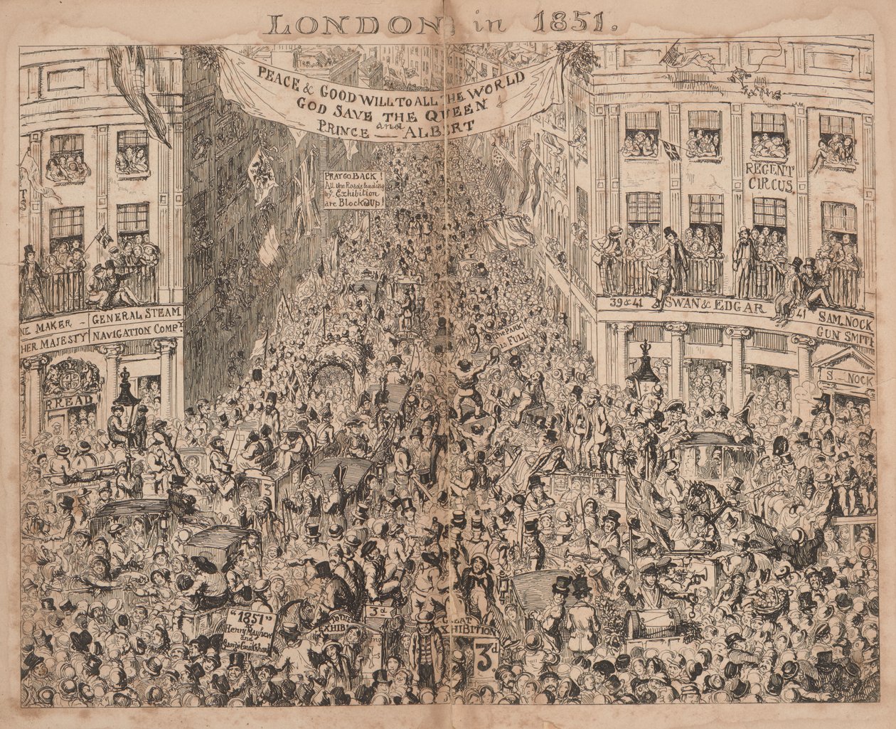 Londýn od George Cruikshank