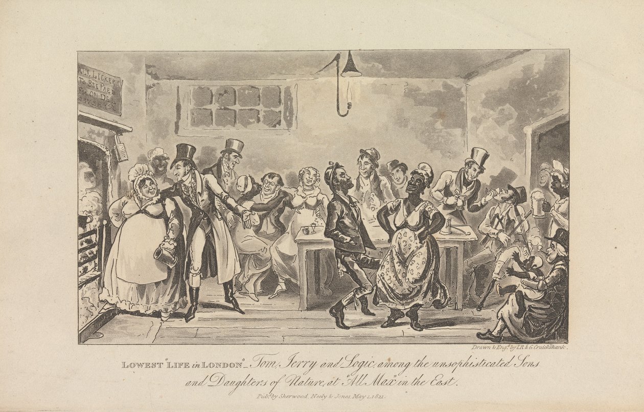 Nejnižší „Život v Londýně“... od George Cruikshank