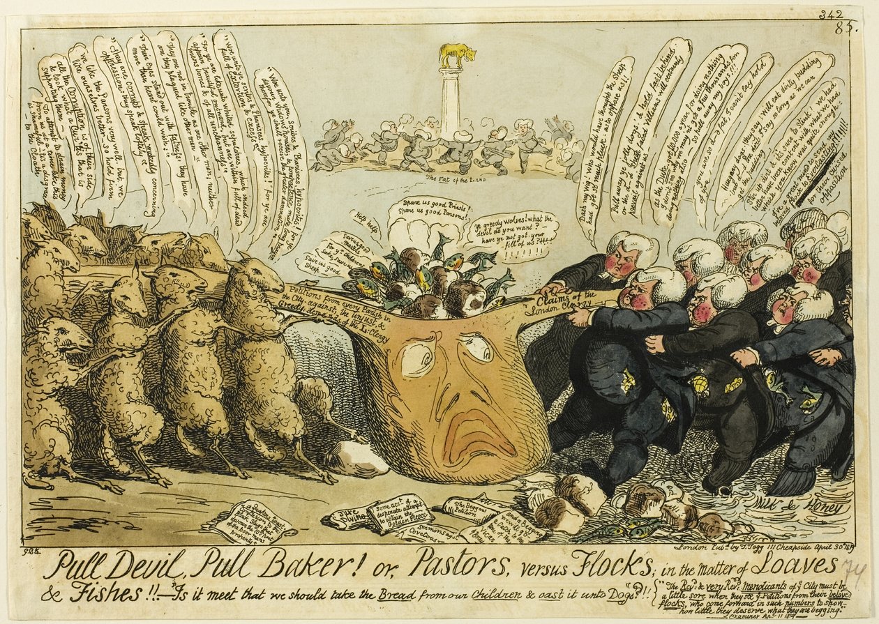 Vytáhni ďábla, vytáhni pekaře! od George Cruikshank