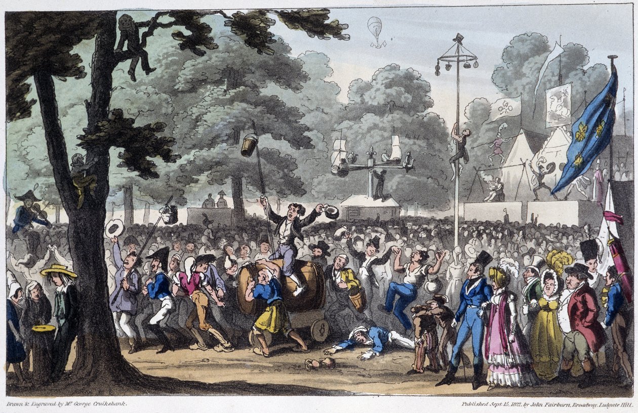St Louis Fête: la canaille - v “” Život v Paříži” od Davida Careyho, Londýn od George Cruikshank