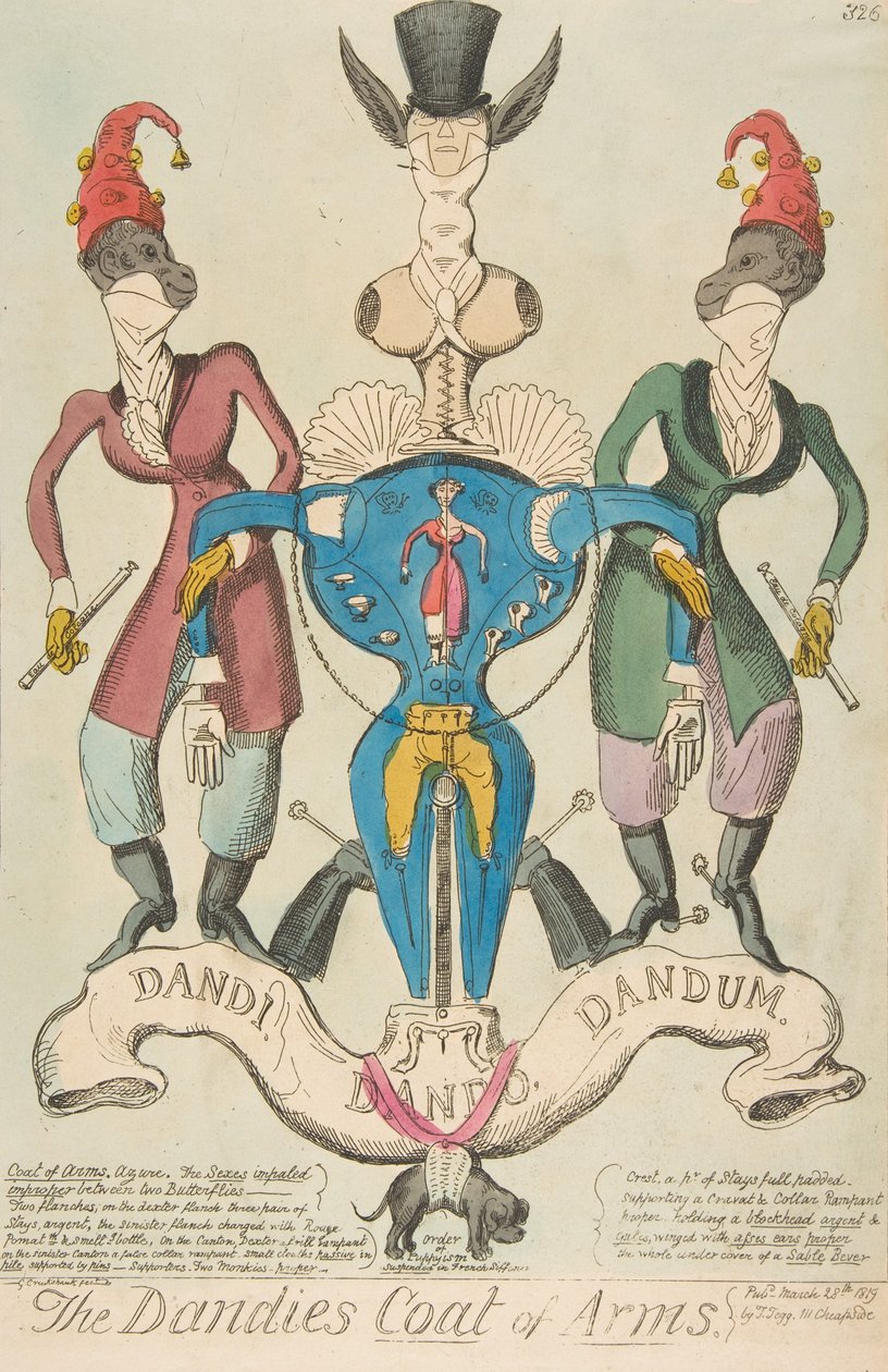 The Dandies Coat of Arms, 28. března 1819., 28. března 1819. od George Cruikshank