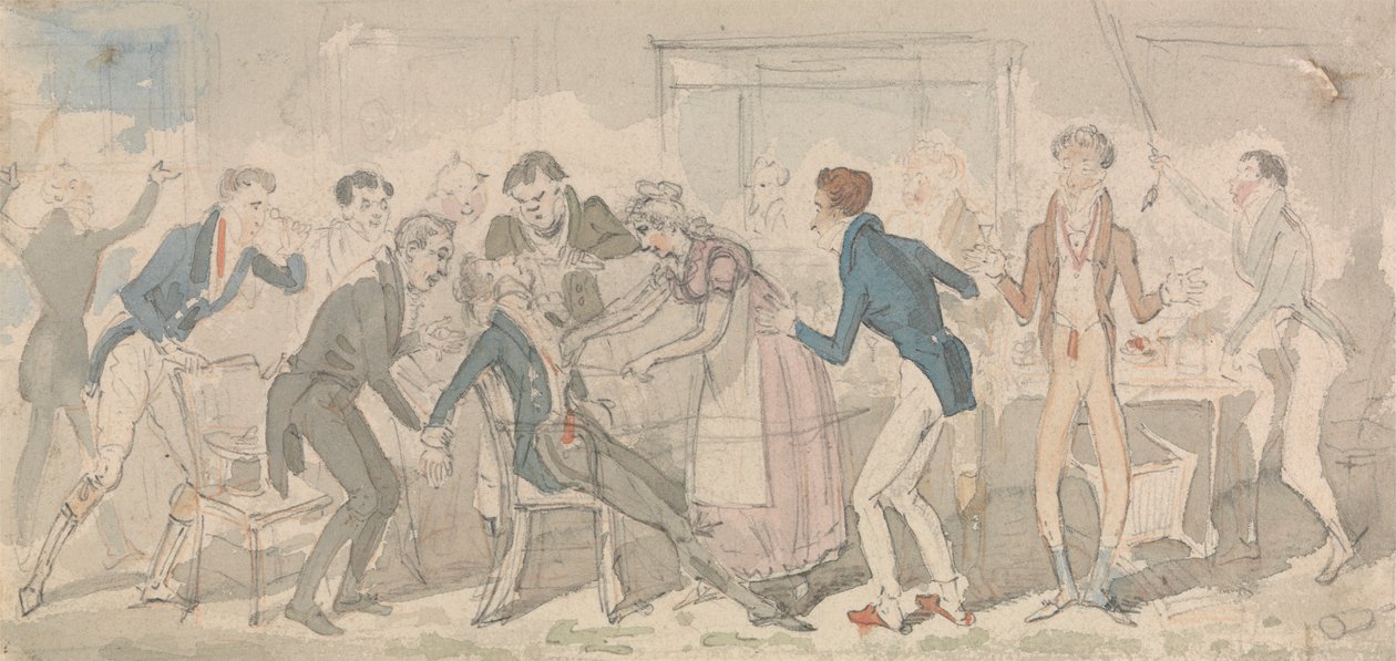 záchvat mdloby od George Cruikshank