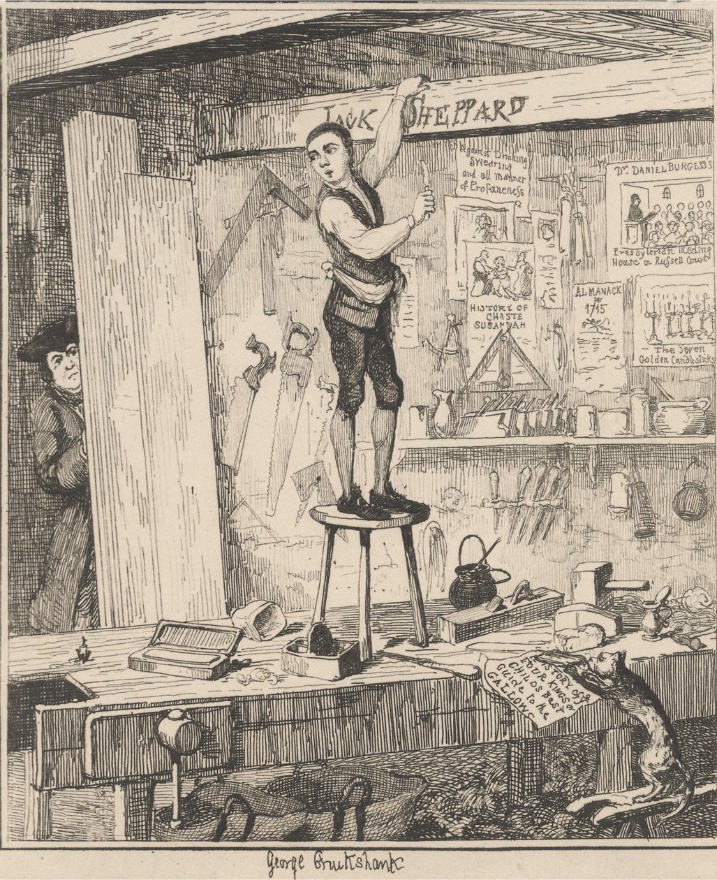 Jméno na trámech od George Cruikshank