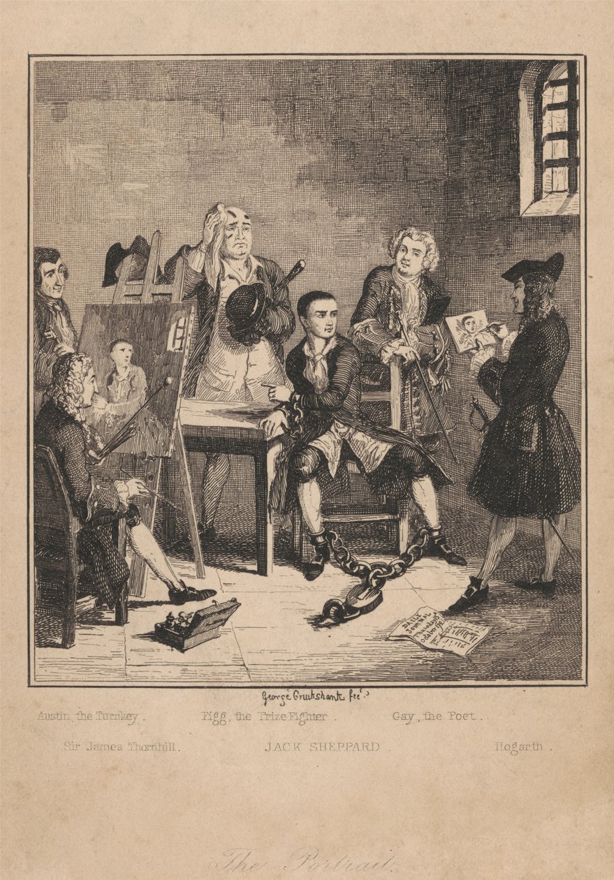 Portrét od George Cruikshank
