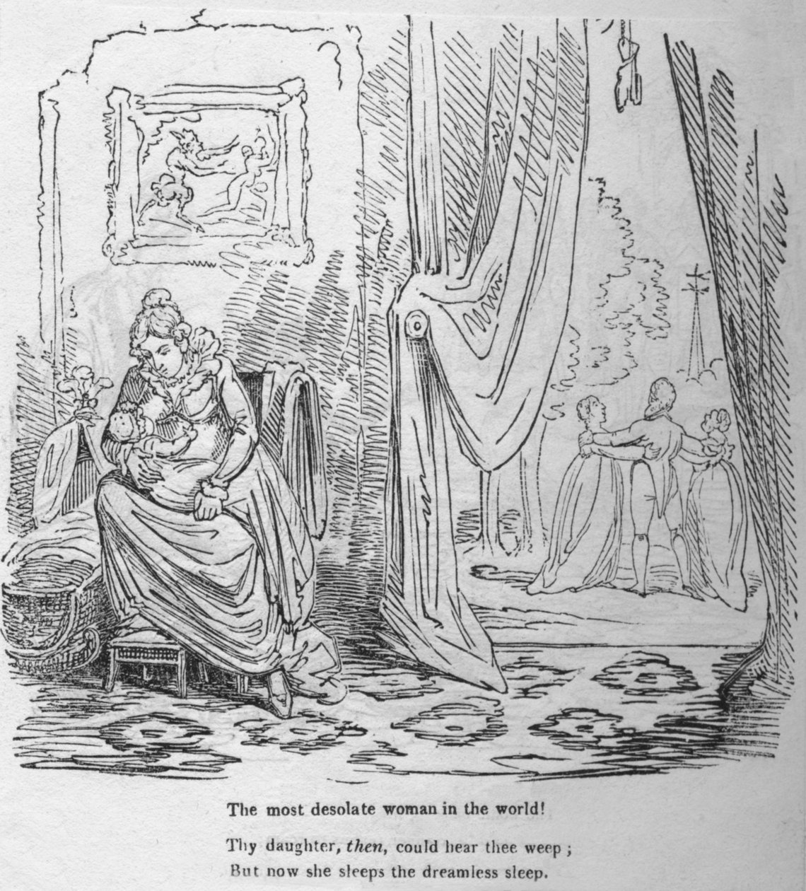 Nejopuštěnější žena na světě, c1820. od George Cruikshank
