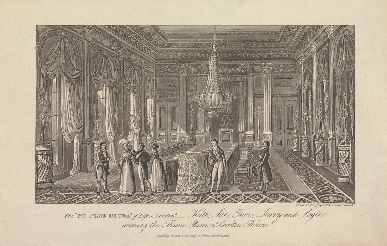 To "ne plus ultra" z "Life in London"... od George Cruikshank